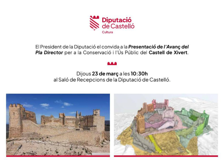 En este momento estás viendo La Diputación de Castellón impulsa el primer plan director del Castell de Xivert